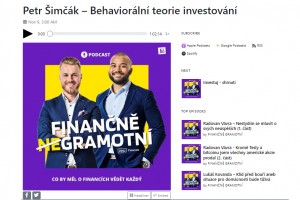 Podcast Behaviorální teorie investování s Petrem Šimčákem