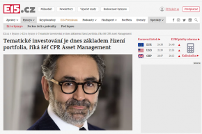 Jak probíhá hledání investičních megatrendů? Šéf CPR Asset Management o tematických investicích